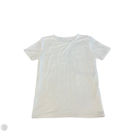 Top Short Sleeve By Fifty Street In White, Size: 3x
