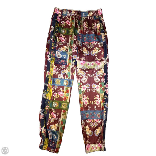 Pants Designer By Johnny Was In Floral Print, Size: Xs