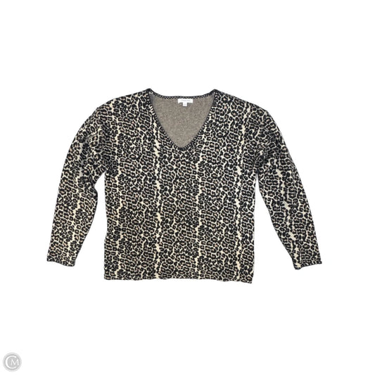 Sweater Designer By Johnny Was In Animal Print, Size: S