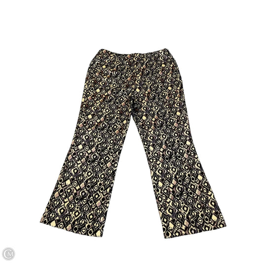 Pants Cropped By Free People In Geometric Print, Size: L