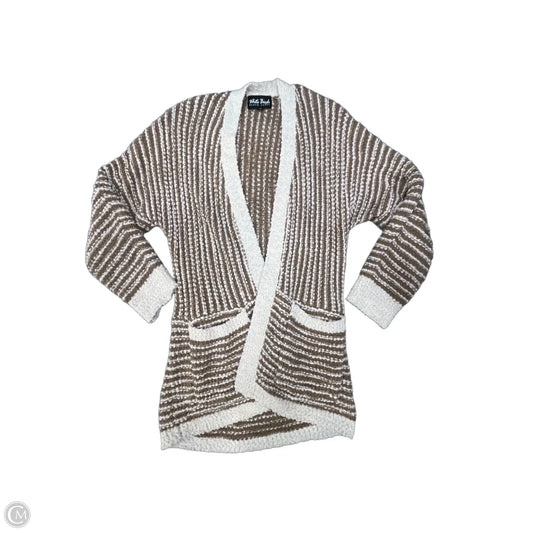 Sweater Cardigan By White Birch In Tan, Size: 1x