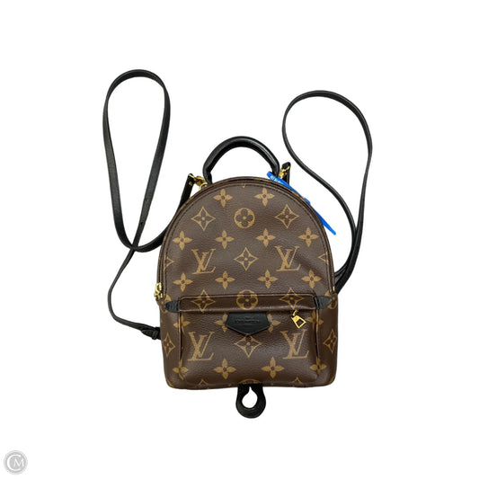 Backpack Luxury Designer By Louis Vuitton, Size: Small
