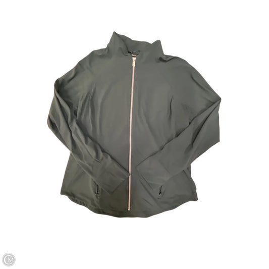 Athletic Jacket By Athleta In Green, Size: 1x