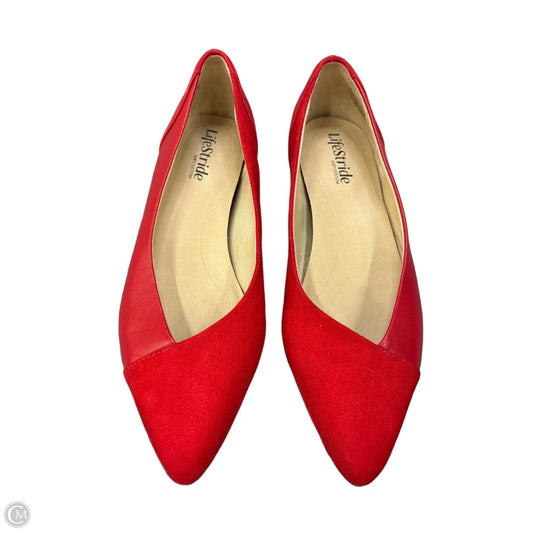 Shoes Flats By Life Stride In Red, Size: 7.5