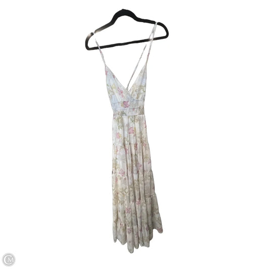 Dress Casual Maxi By Mable In Floral Print, Size: M