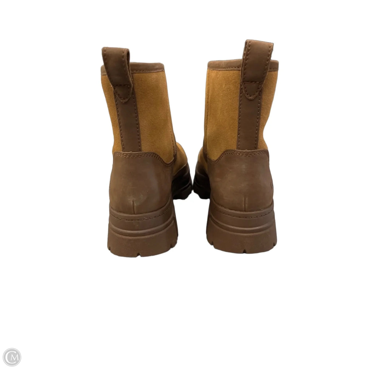 Boots Designer By Ugg In Brown, Size: 10