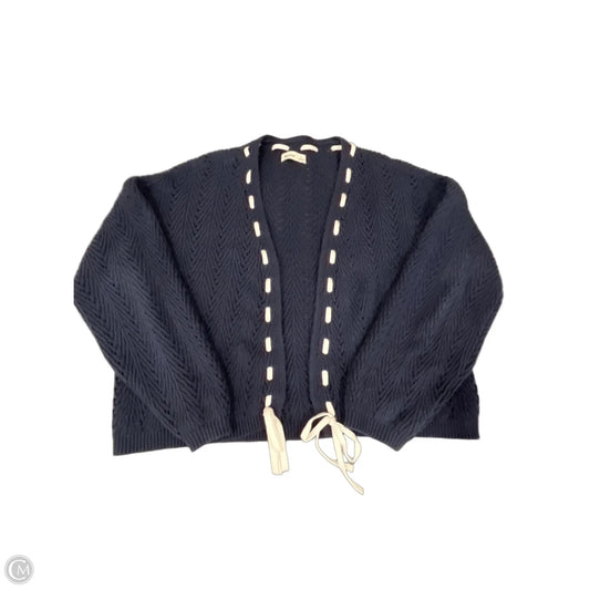 Sweater Cardigan By Hollister In Navy, Size: S