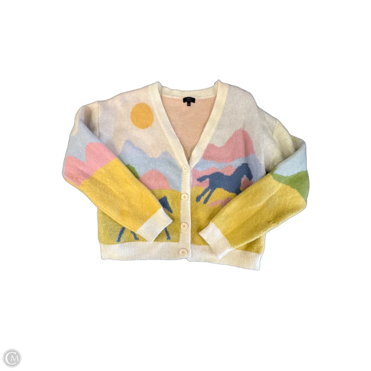 Sweater Cardigan By Debut In Multi-colored, Size: S