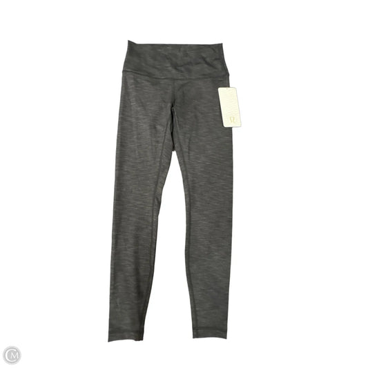 Athletic Leggings By Lululemon In Grey, Size: S