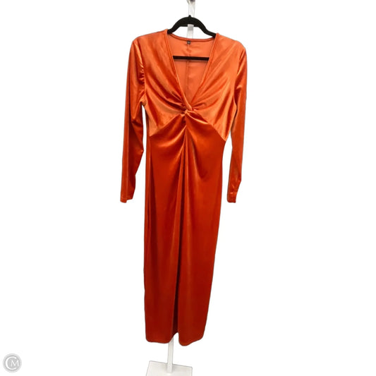 Dress Party Long By Shein In Orange, Size: L