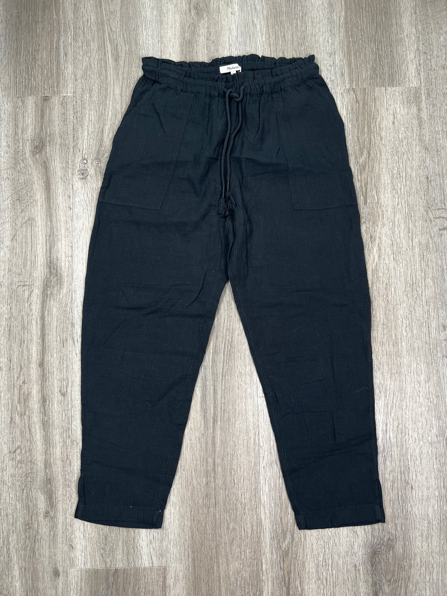 Black Pants Cropped Madewell, Size Xs