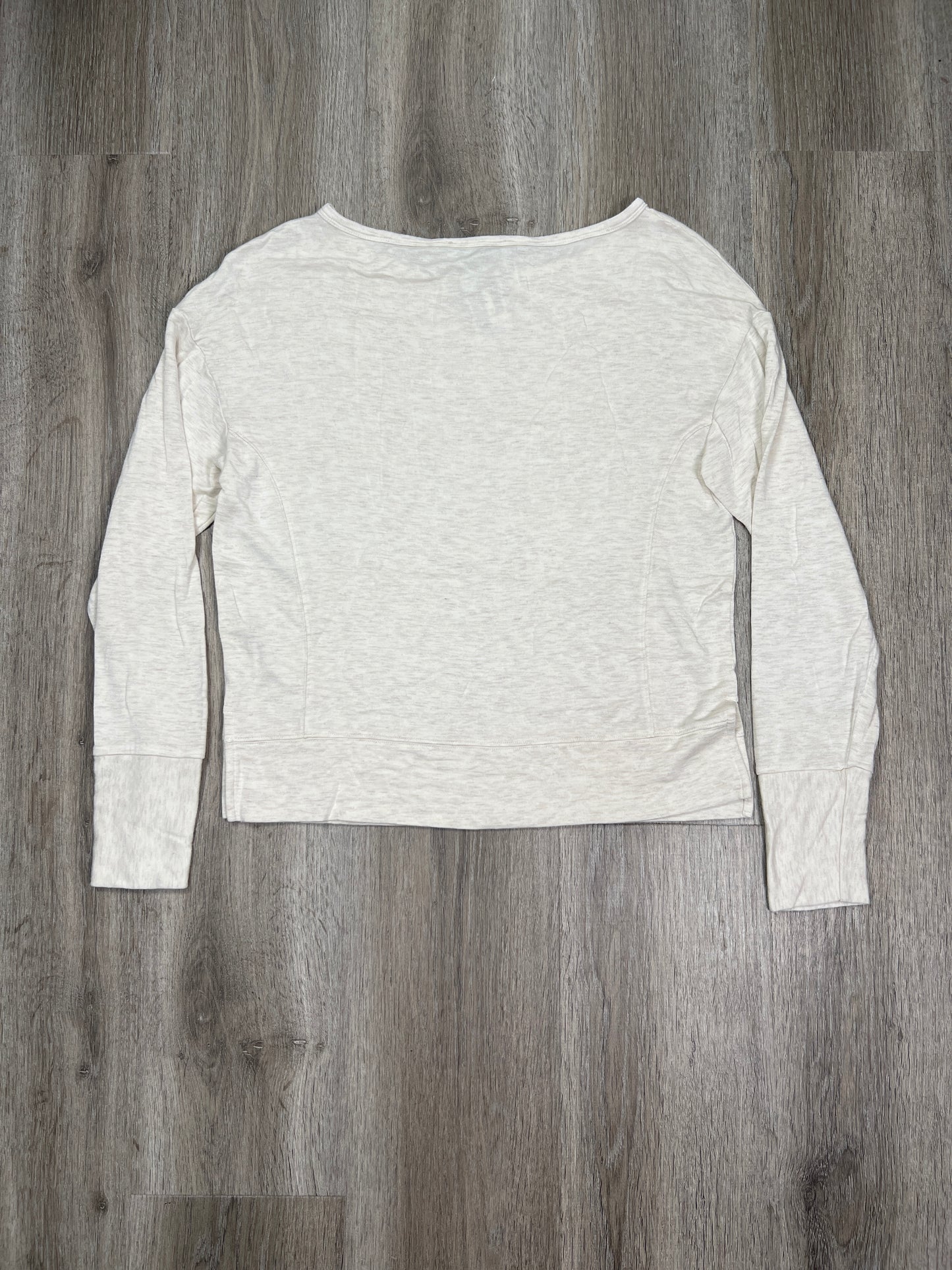 Cream Top Long Sleeve Saturday/sunday, Size Xs