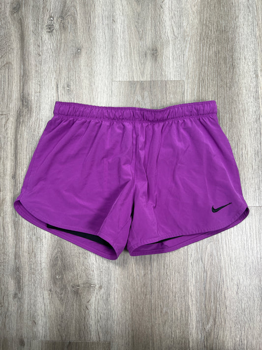 Purple Athletic Shorts Nike Apparel, Size M