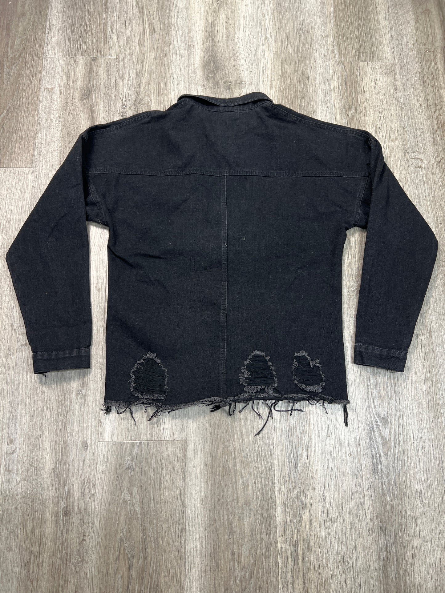 Jacket Denim By Esley In Black, Size: S