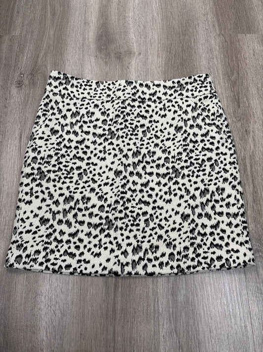 Skirt Mini & Short By Loft In Animal Print, Size: M