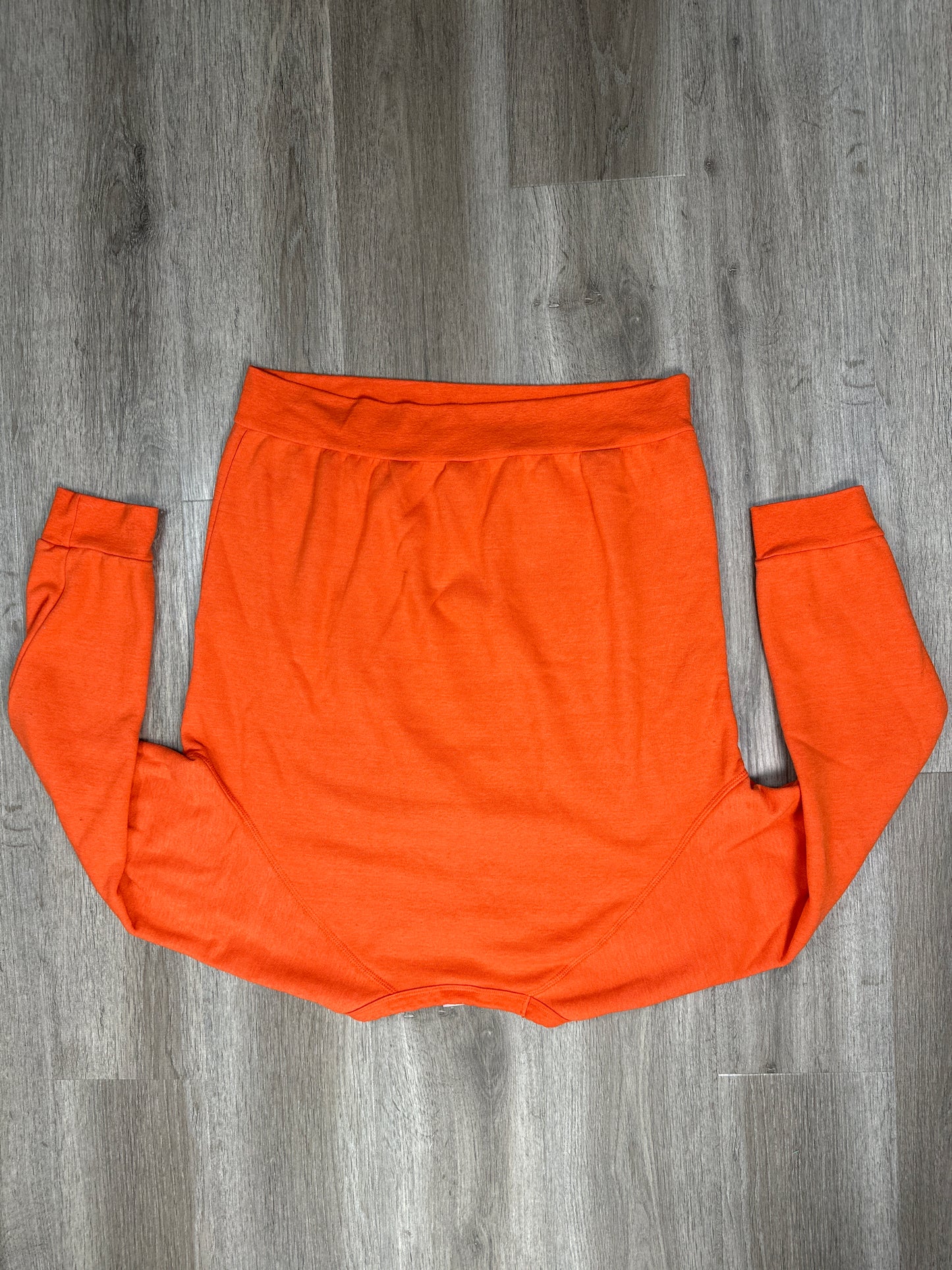 Sweatshirt Crewneck By Midnight Rider In Orange, Size: Xl