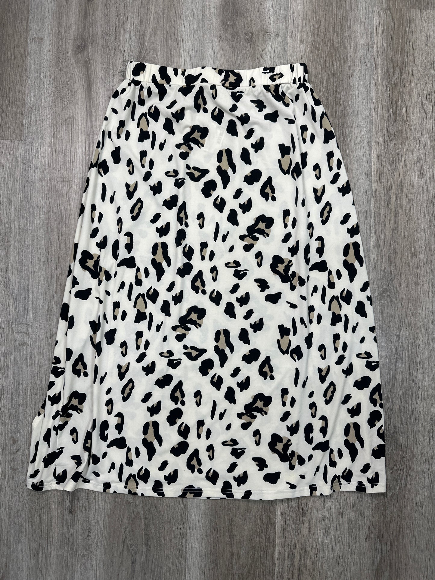 Skirt Midi By Tickled Teal In Animal Print, Size: M