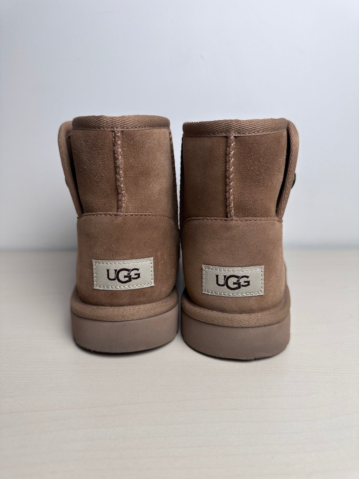 Boots Designer By Ugg In Tan, Size: 6