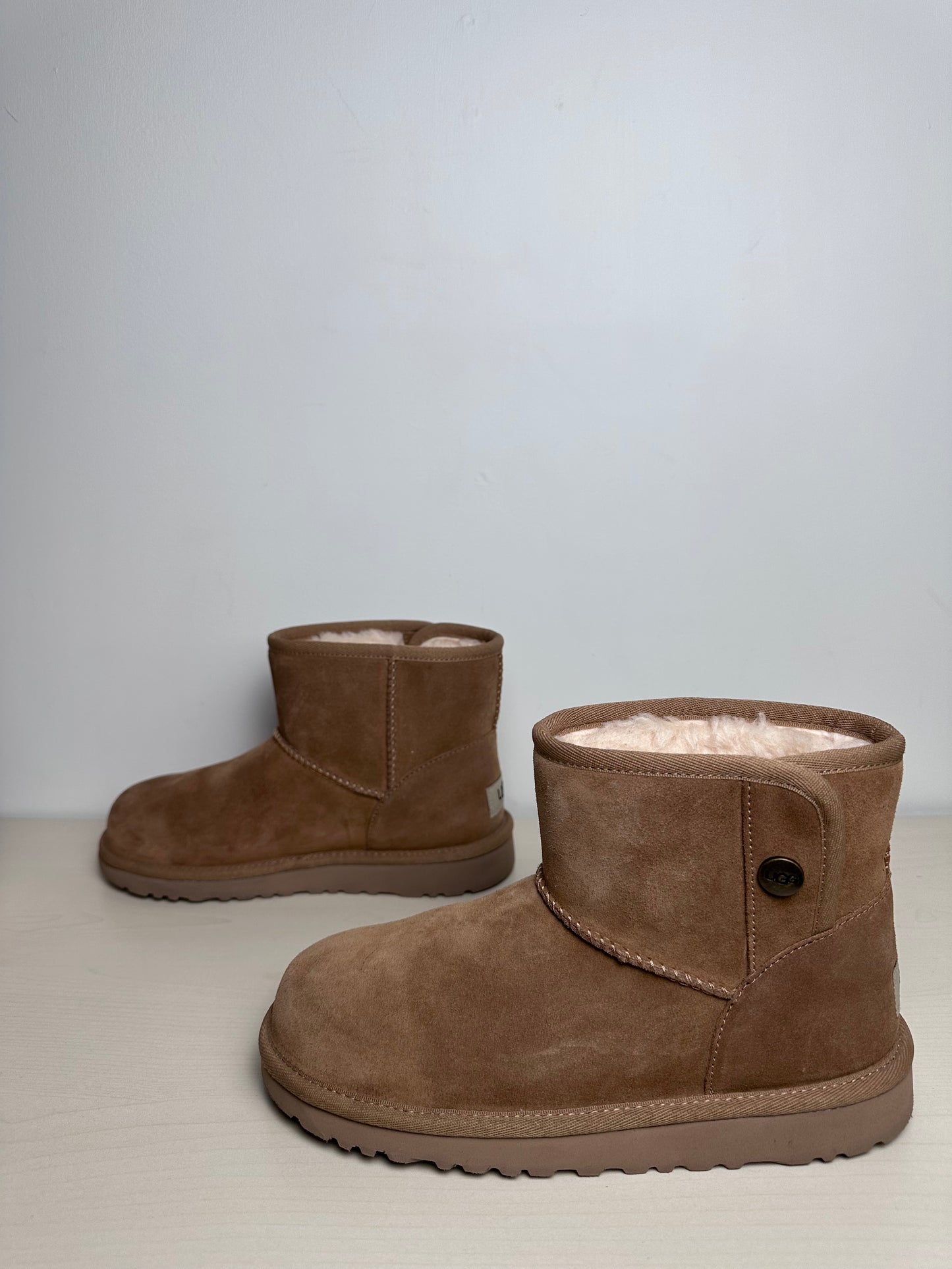 Boots Designer By Ugg In Tan, Size: 6