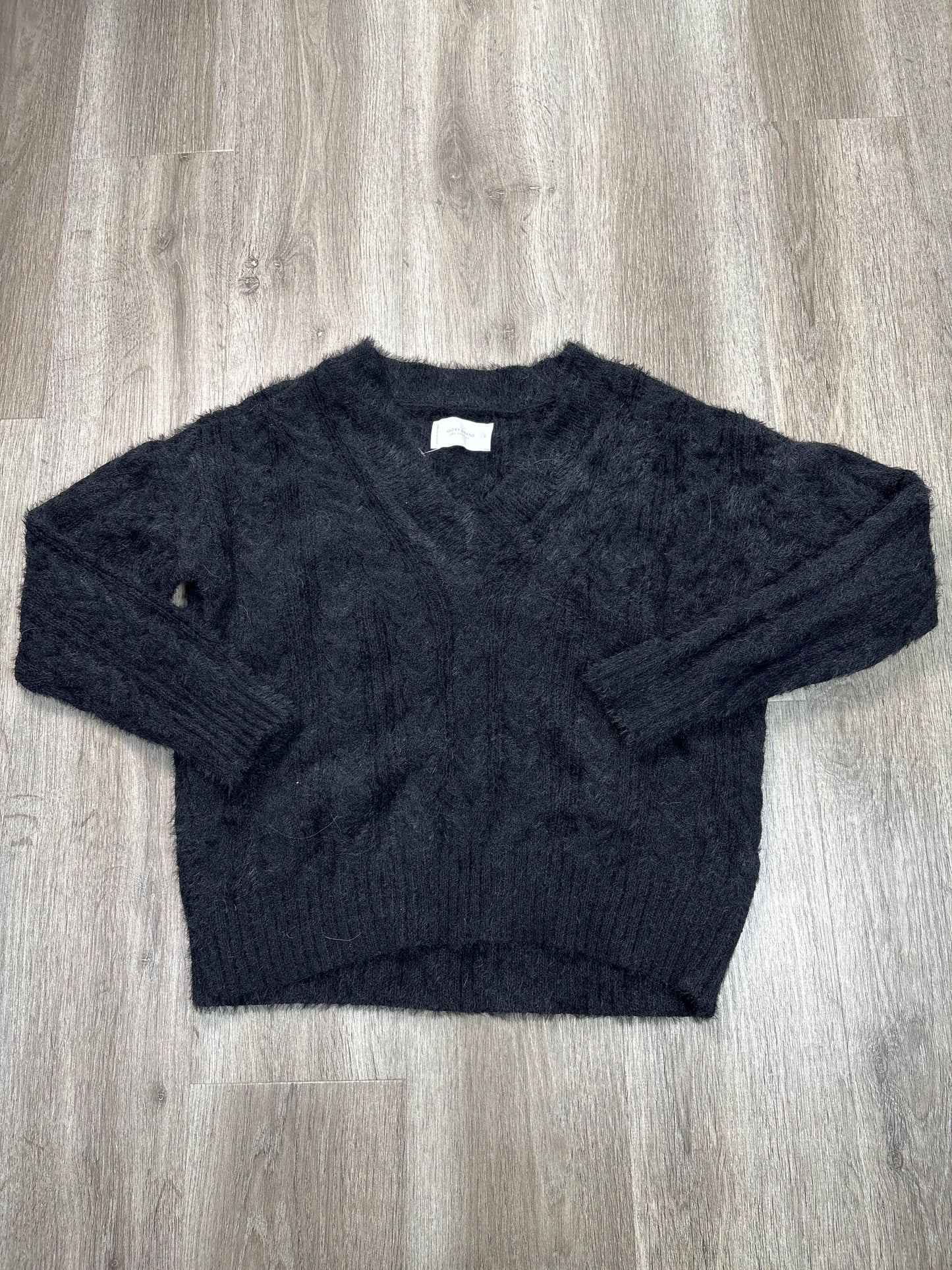 Sweater By Lucky Brand In Black, Size: S