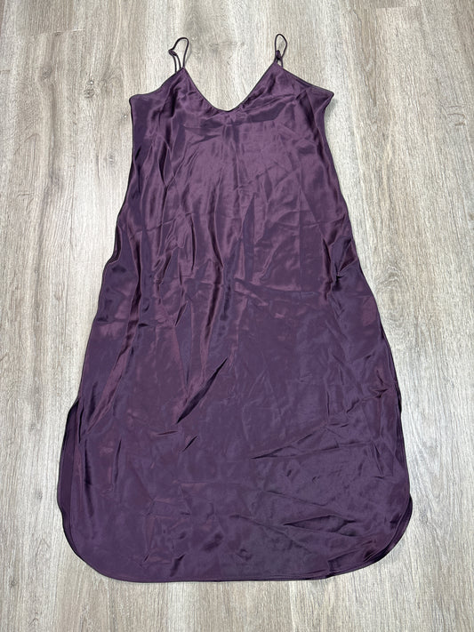 Dress Party Midi By Banana Republic In Purple, Size: Xs