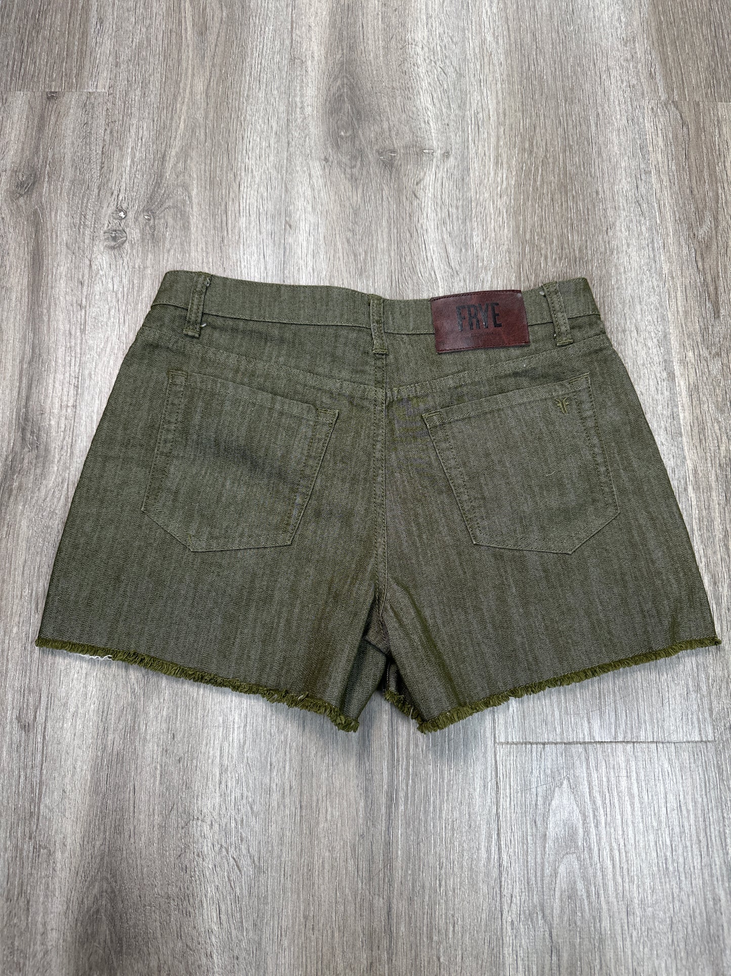 Shorts Designer By Frye In Green, Size: M