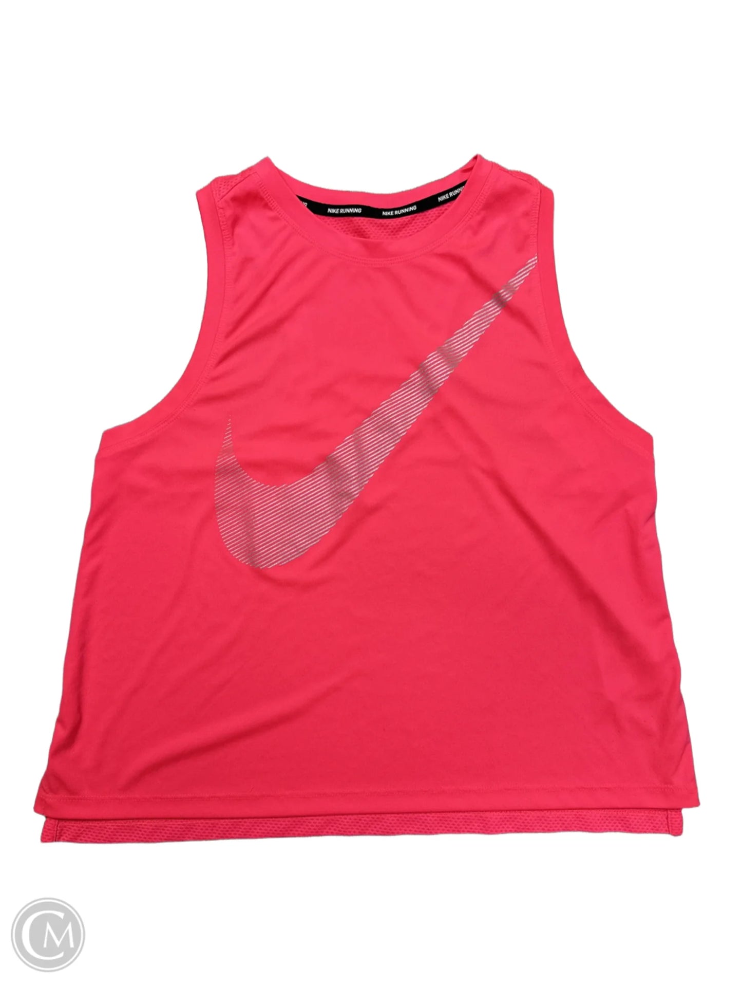 Athletic Tank Top By Nike Apparel In Pink, Size: L