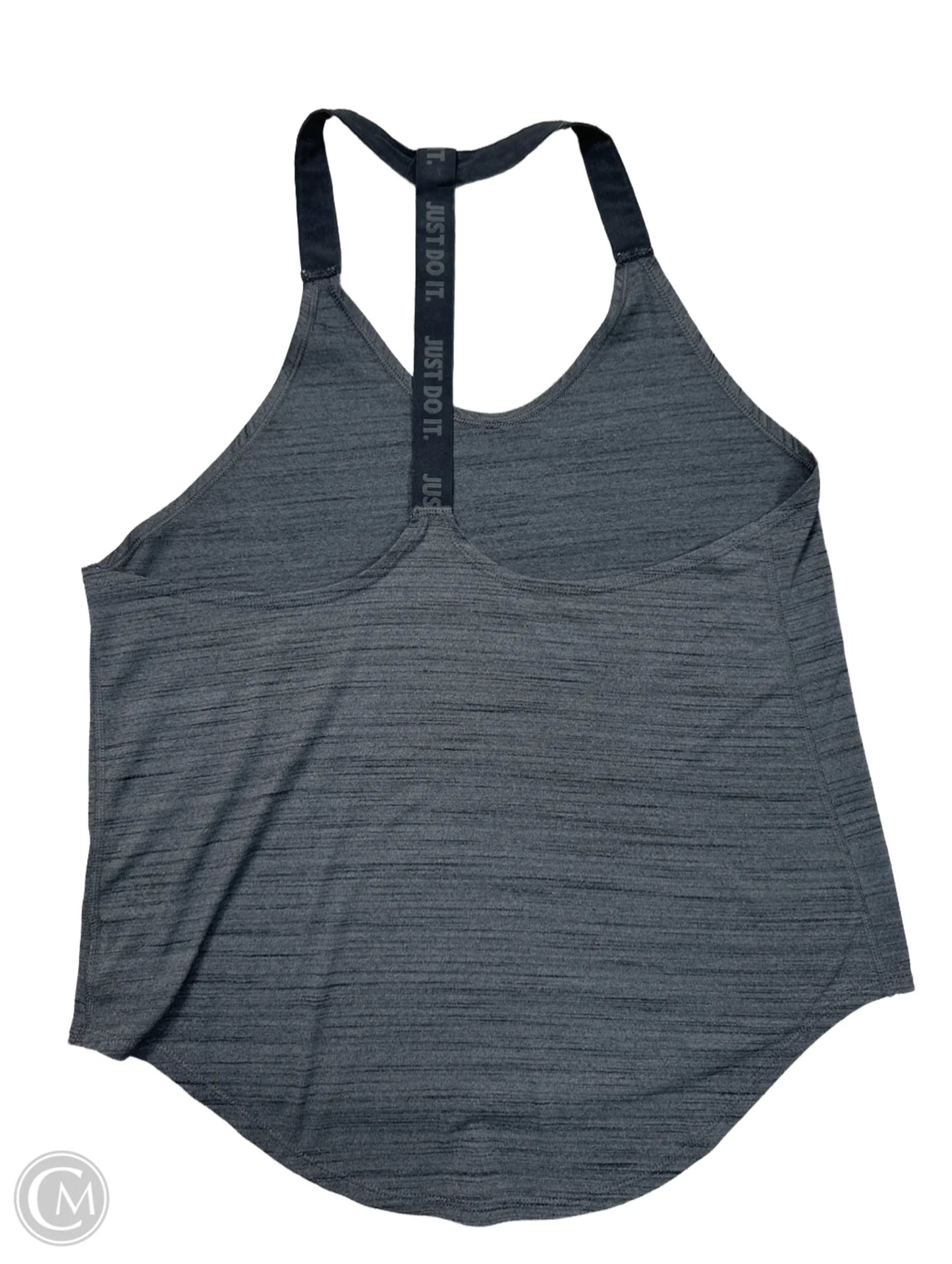 Athletic Tank Top By Nike Apparel In Grey, Size: M