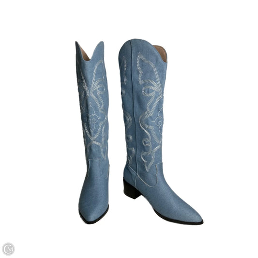 Boots Western By Clothes Mentor In Blue, Size: 7