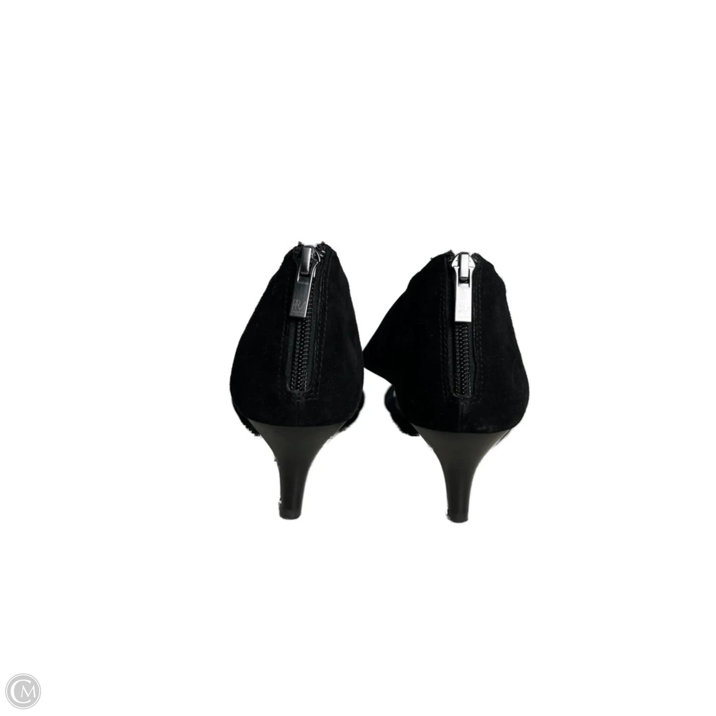 Sandals Heels Kitten By PELLE MODA In Black, Size: 7