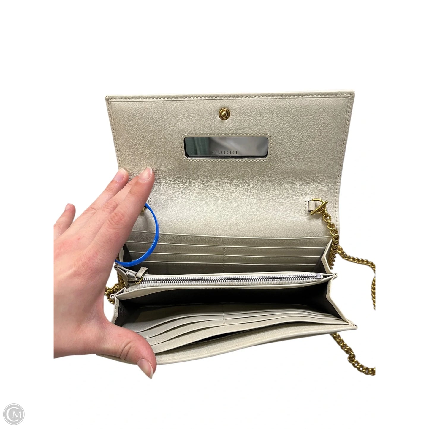 Wallet Luxury Designer By Gucci, Size: Small