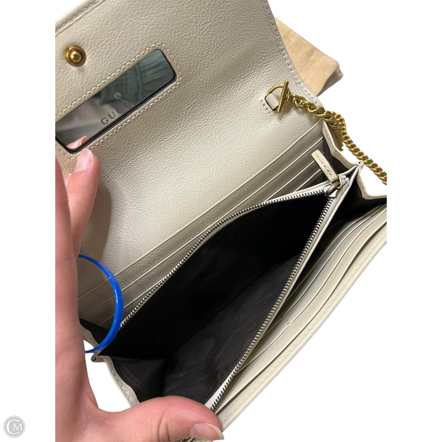 Wallet Luxury Designer By Gucci, Size: Small