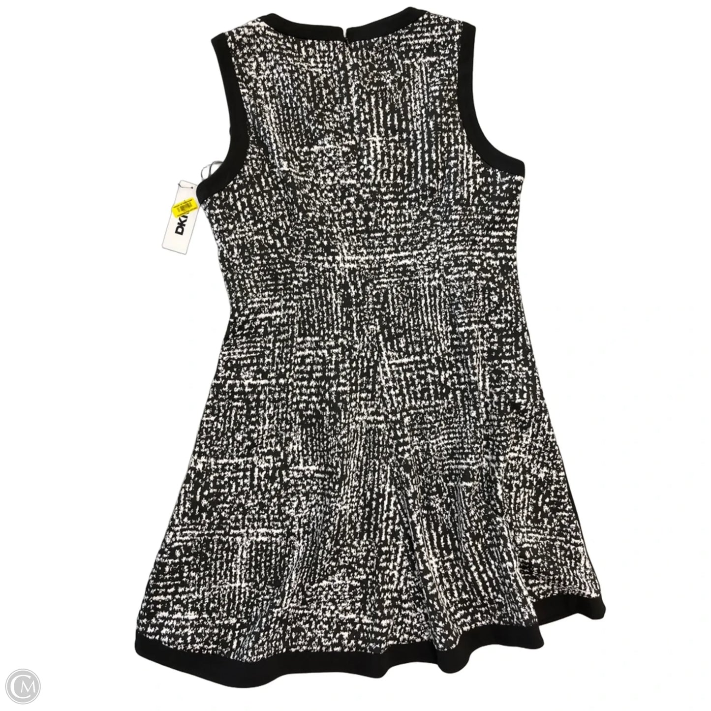 Dress Party Midi By Dkny In Black & White, Size: Xl