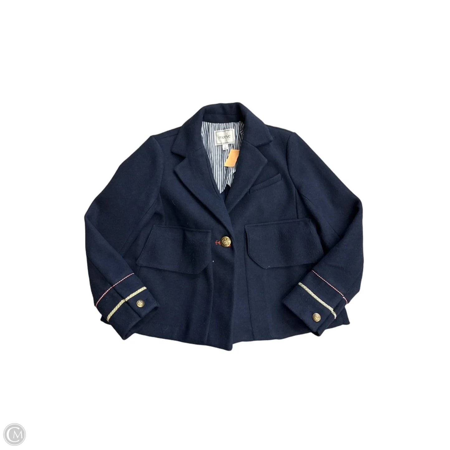 Blazer By Maeve In Navy, Size: Xs