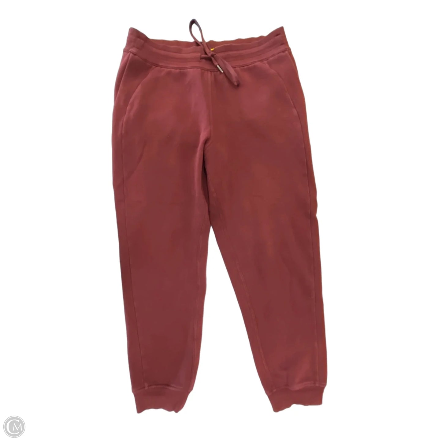 Athletic Pants By Lululemon In Maroon, Size: L