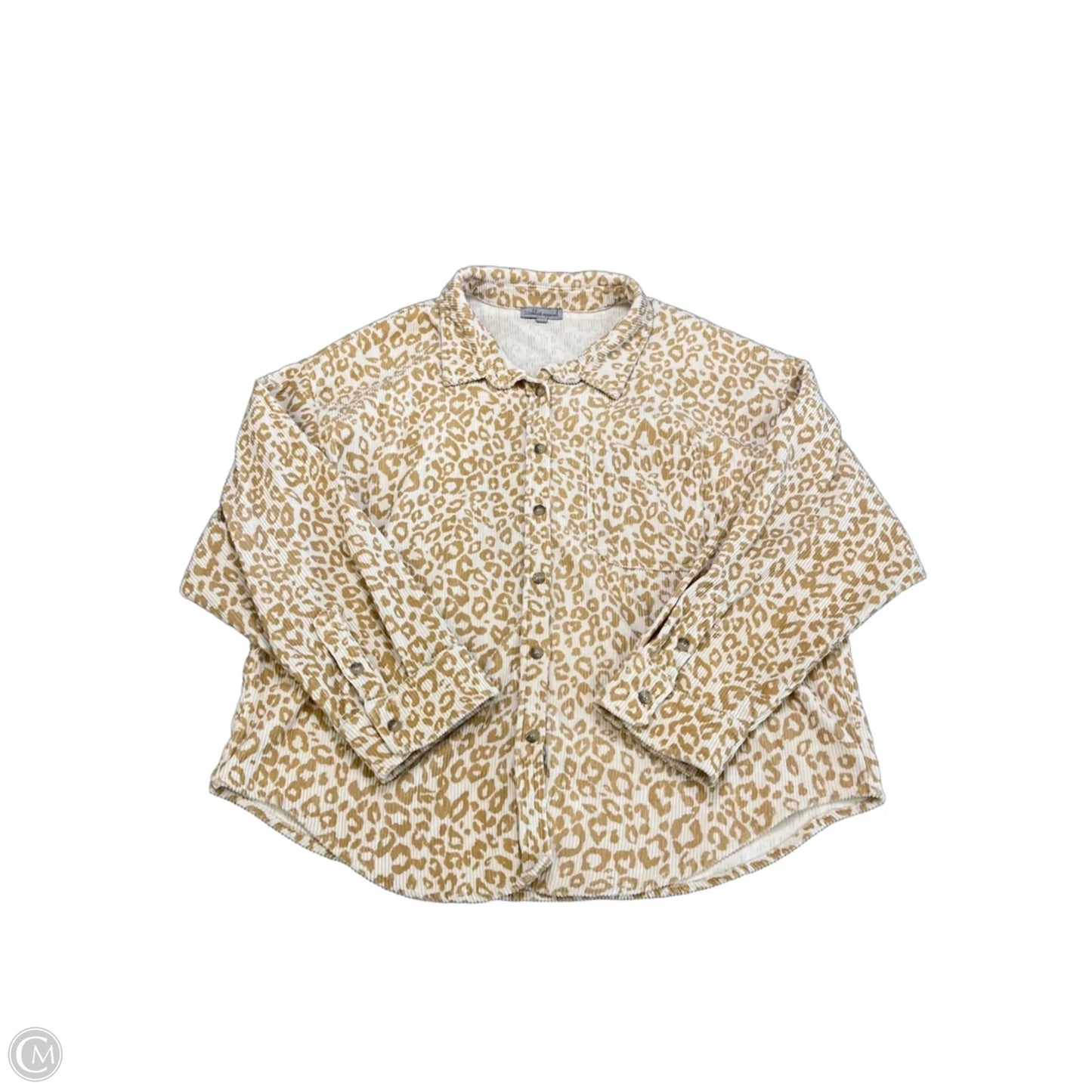 Jacket Shirt By Wishlist In Animal Print, Size: L