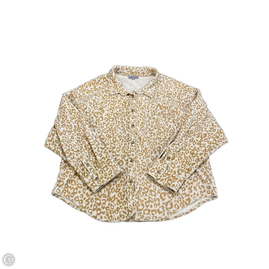 Jacket Shirt By Wishlist In Animal Print, Size: L