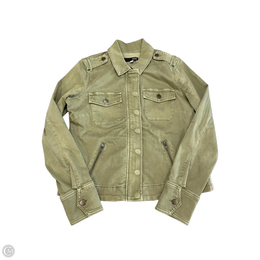 Jacket Denim By Kut In Green, Size: L