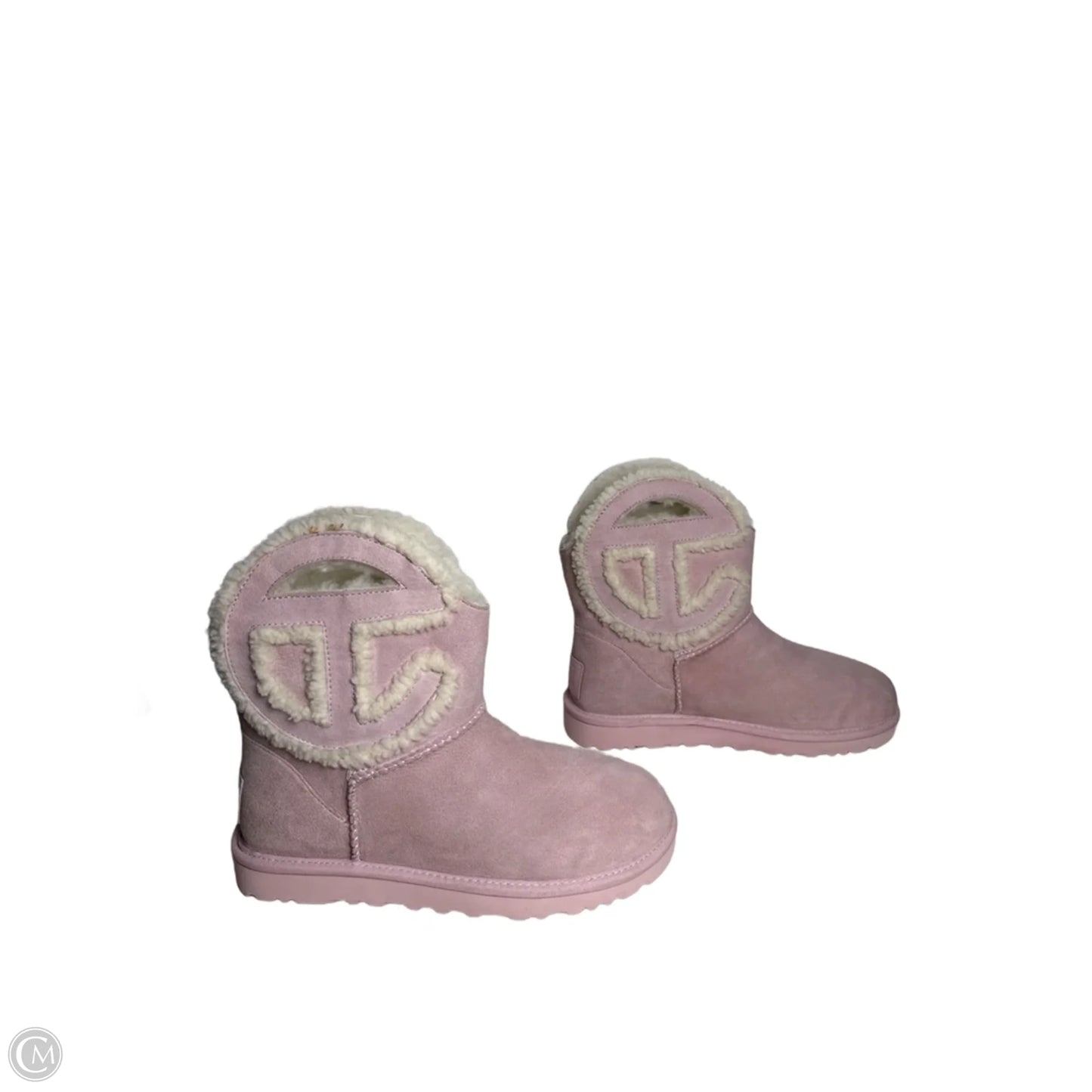 Boots Designer By Ugg In Pink, Size: 7