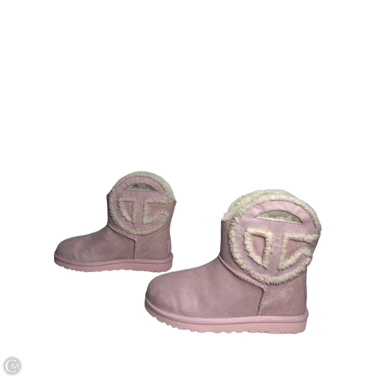 Boots Designer By Ugg In Pink, Size: 7