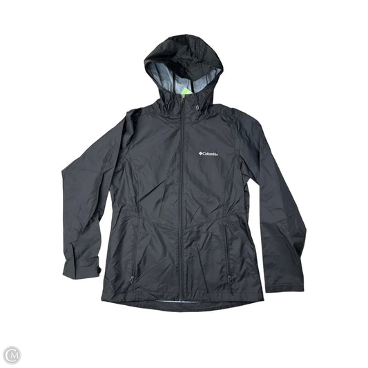 Jacket Windbreaker By Columbia In Black, Size: S