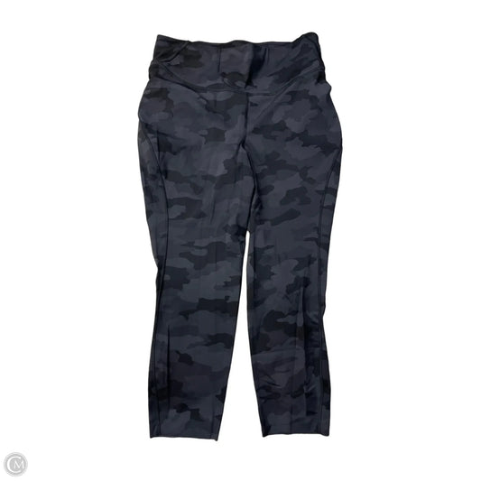 Athletic Leggings By Lululemon In Camouflage Print, Size: L