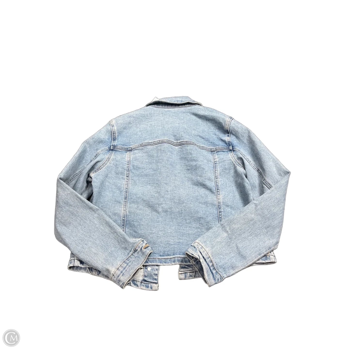 Jacket Denim By Just Usa In Blue Denim, Size: M