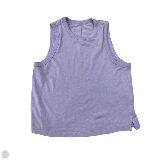 Athletic Tank Top By Lululemon In Purple, Size: S