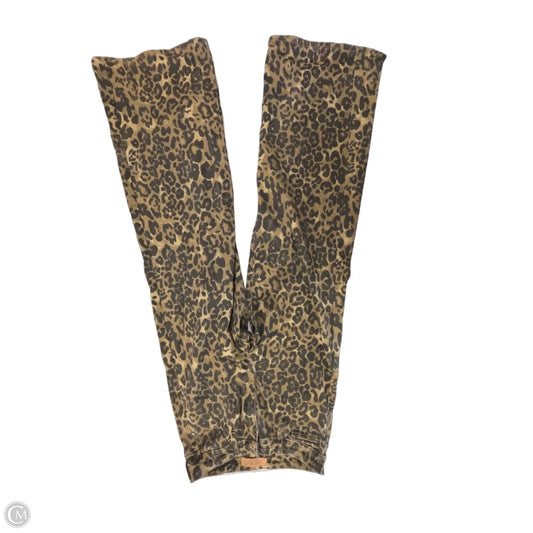 Jeans Wide Leg By Judy Blue In Animal Print, Size: 6