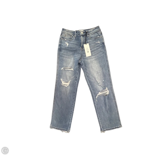 Jeans Straight By Micas In Blue Denim, Size: 6
