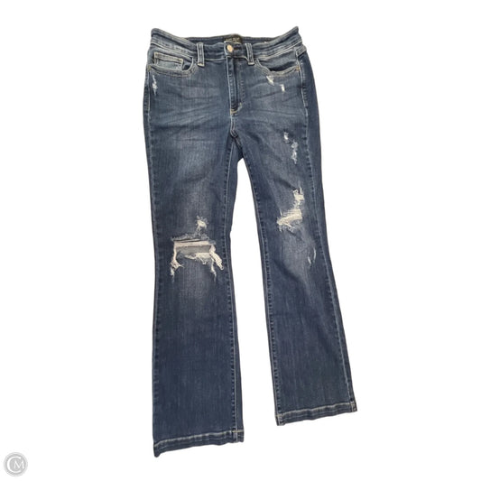 Jeans Boot Cut By Judy Blue In Blue Denim, Size: 10