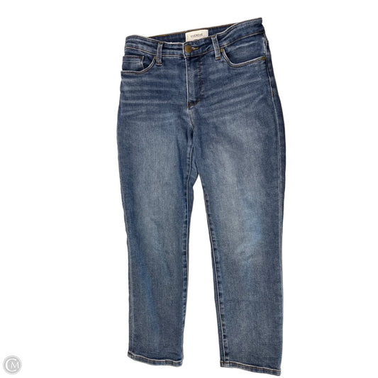 Jeans Straight By Evereve In Blue Denim, Size: 28