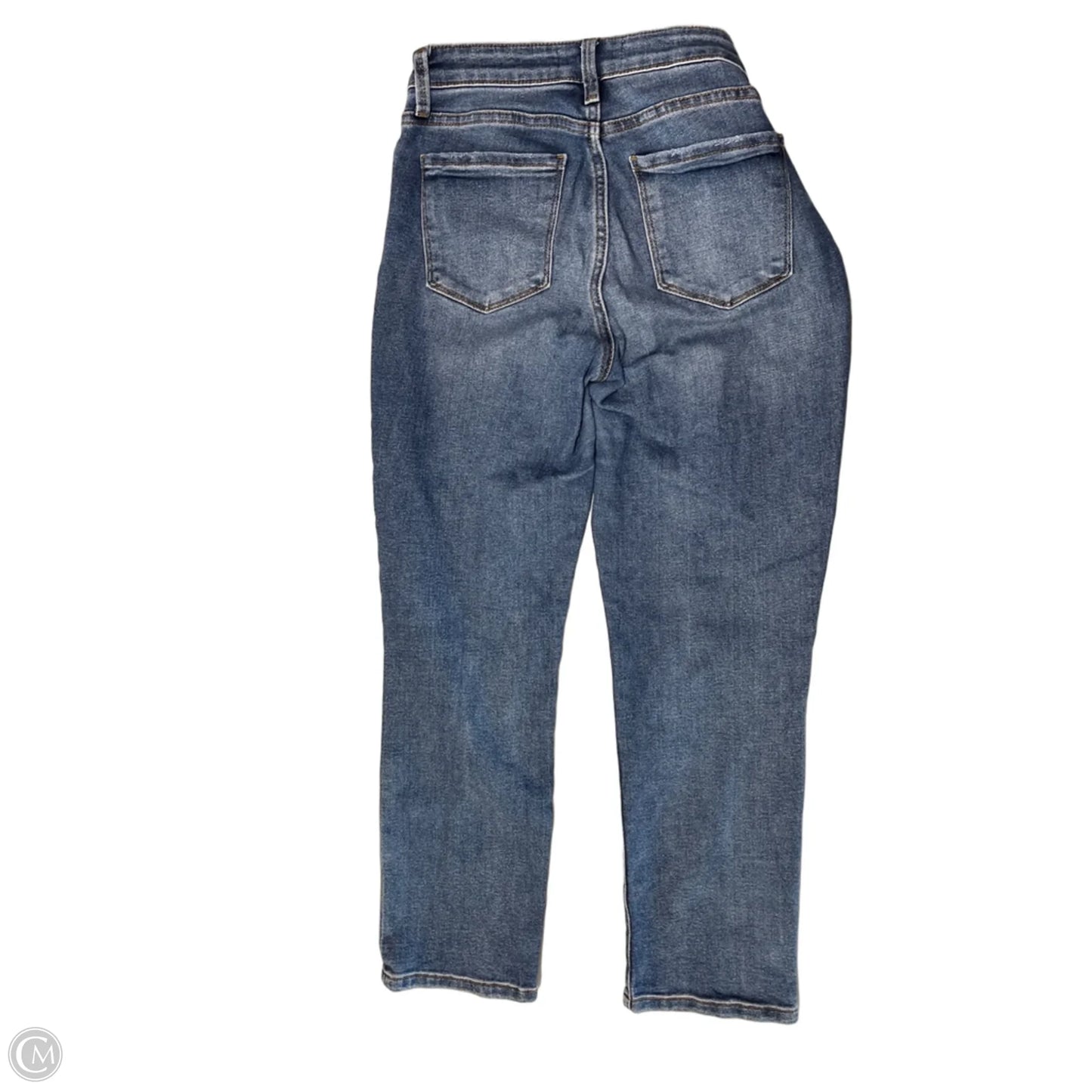 Jeans Straight By Evereve In Blue Denim, Size: 28
