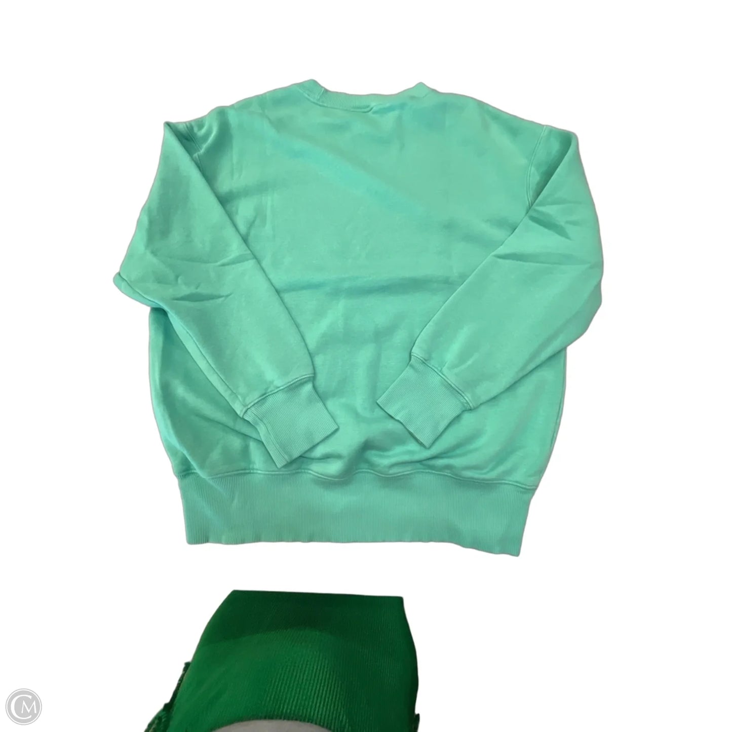 Athletic Sweatshirt Crewneck By Nike Apparel In Green, Size: Xs